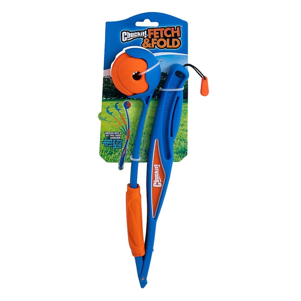 Chuckit! Fetch & Fold Launcher Dog Toy - NWT.